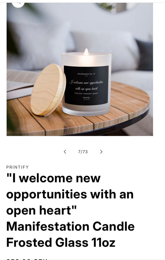 Introducing Serenity Candles: Soft Living & Manifestation