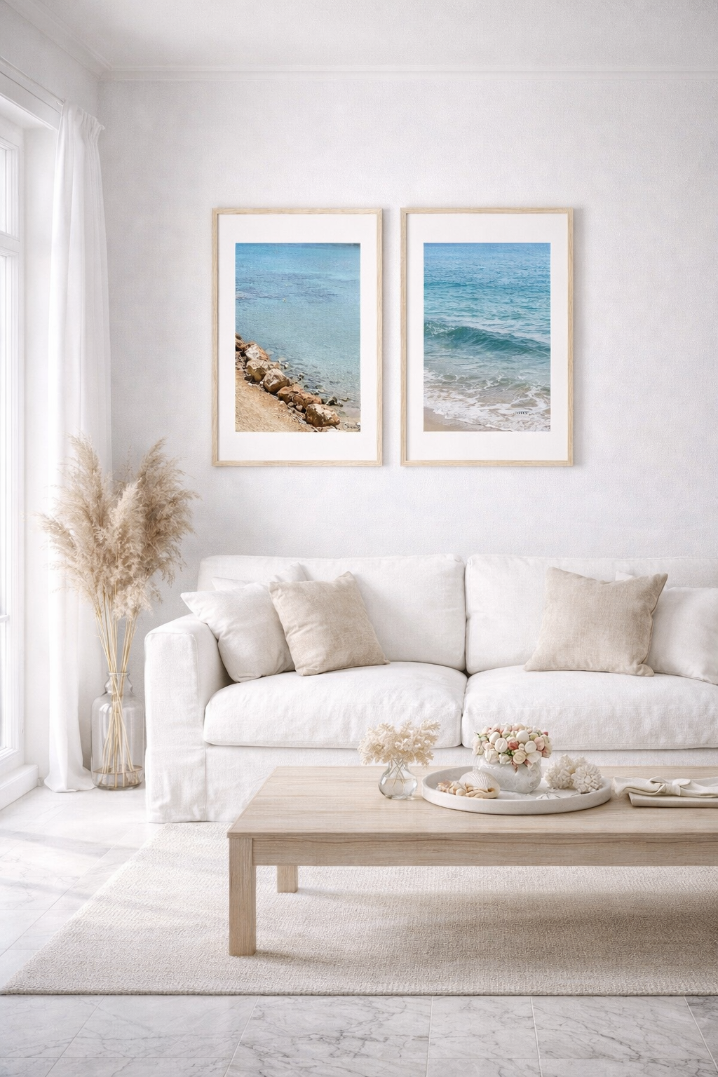 Serenity Shoreline Framed Poster